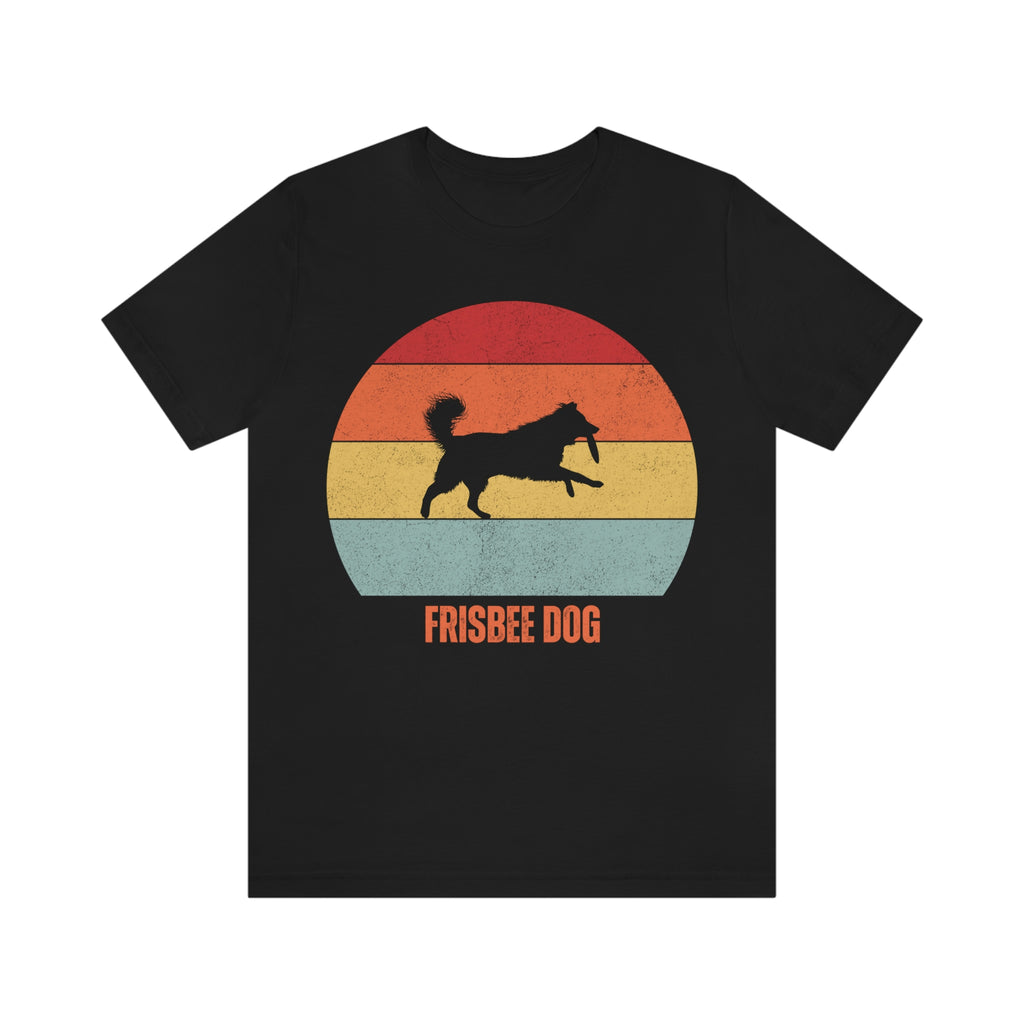 Frisbee Jessie Girl Dog Rainbow Me-Shirt