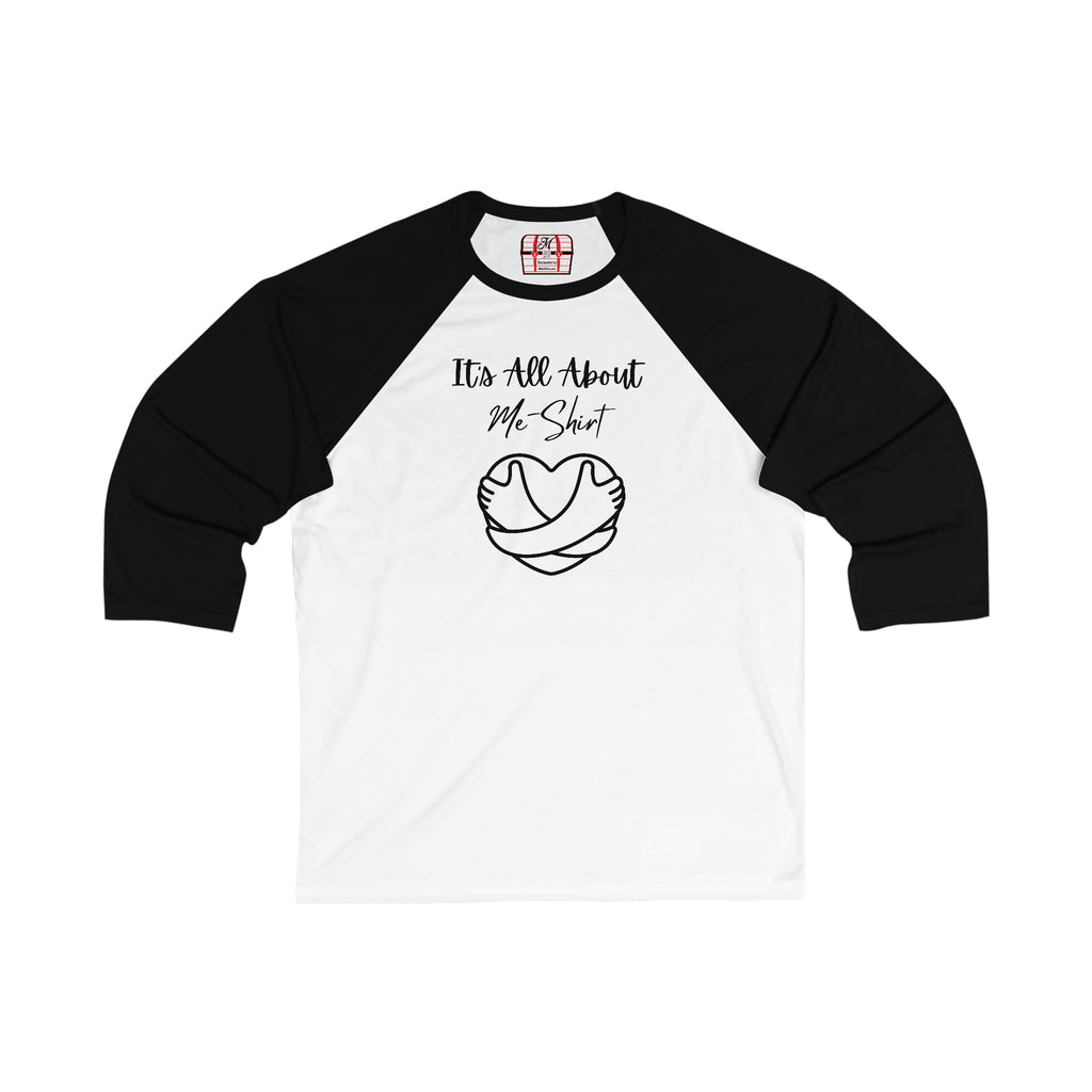 It's All About Me Shirt QR code Unisex 3\4 Sleeve Baseball Tee